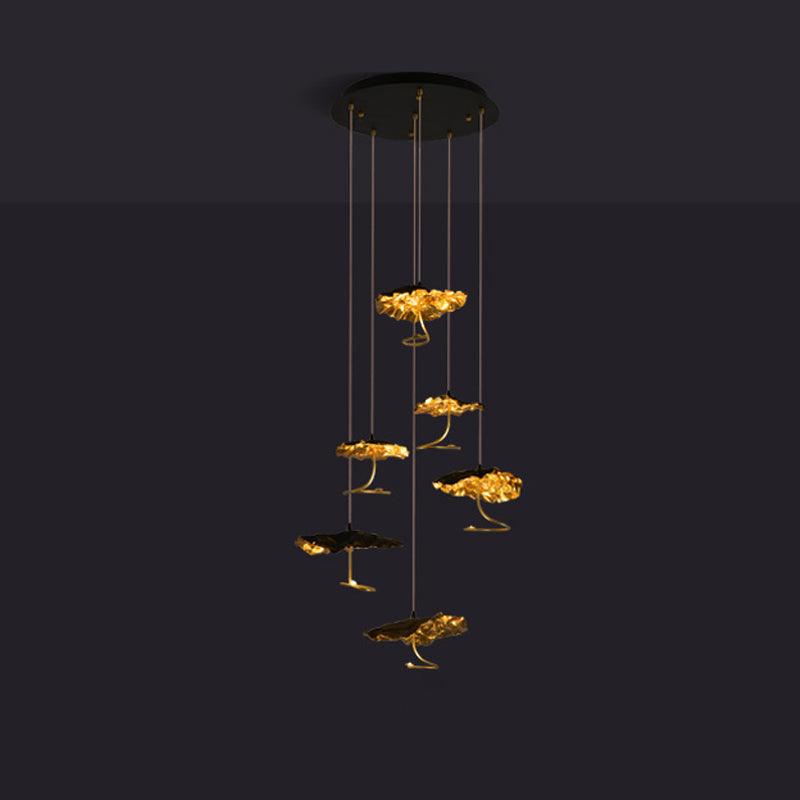 Aureate Cluster-Kronleuchter aus Messing Cloud-Letslighting