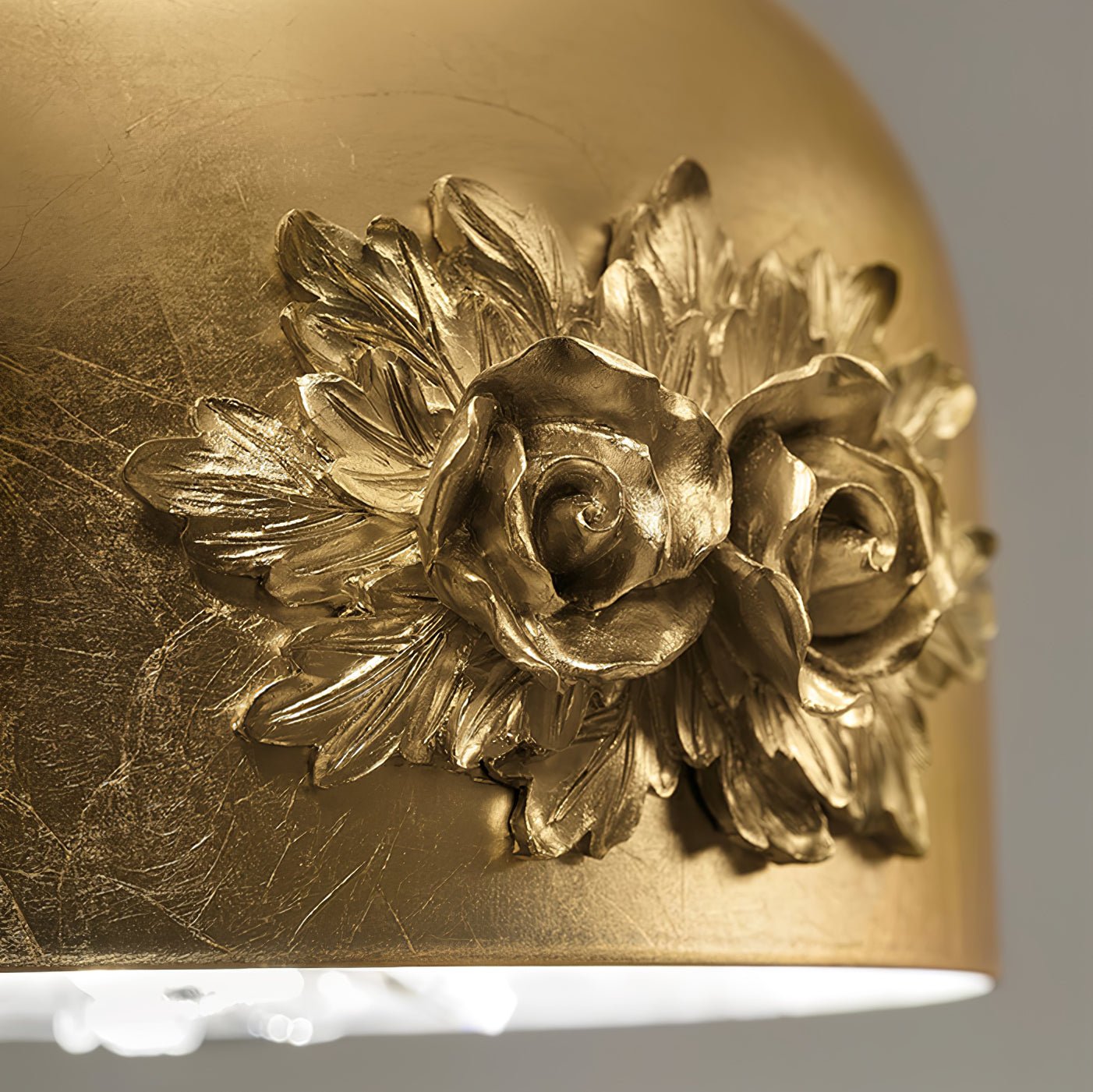 Zesolila Traditionelle Kunst Gold Pendelleuchte-Letslighting