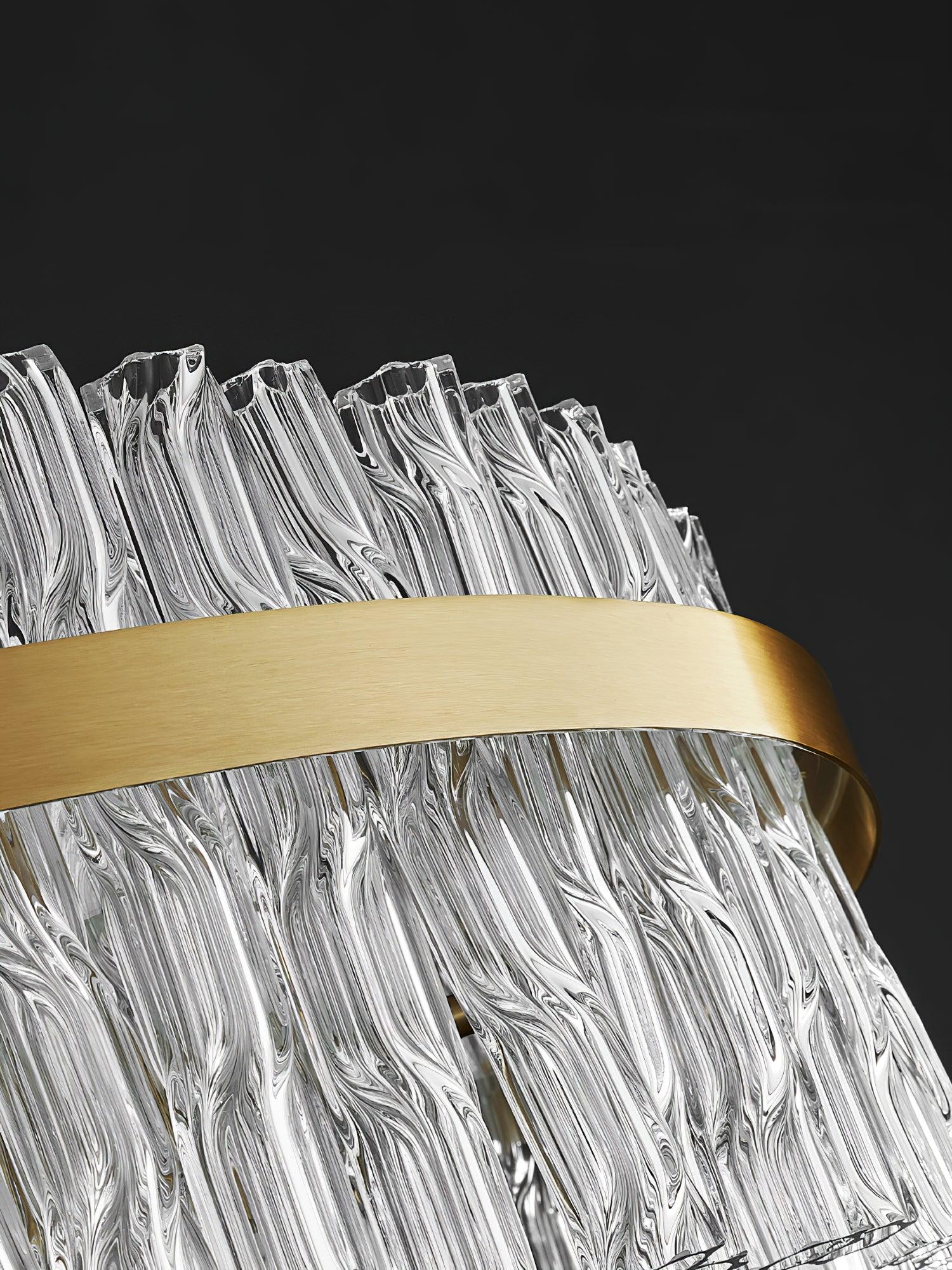 Lustra Kronleuchter Gold Klar Stab Elegant-Letslighting