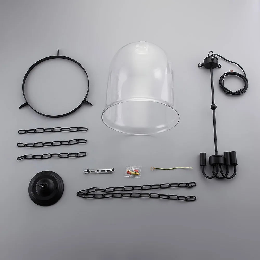 Avshaora Glas Vintage Industrial Pendelleuchte-Letslighting
