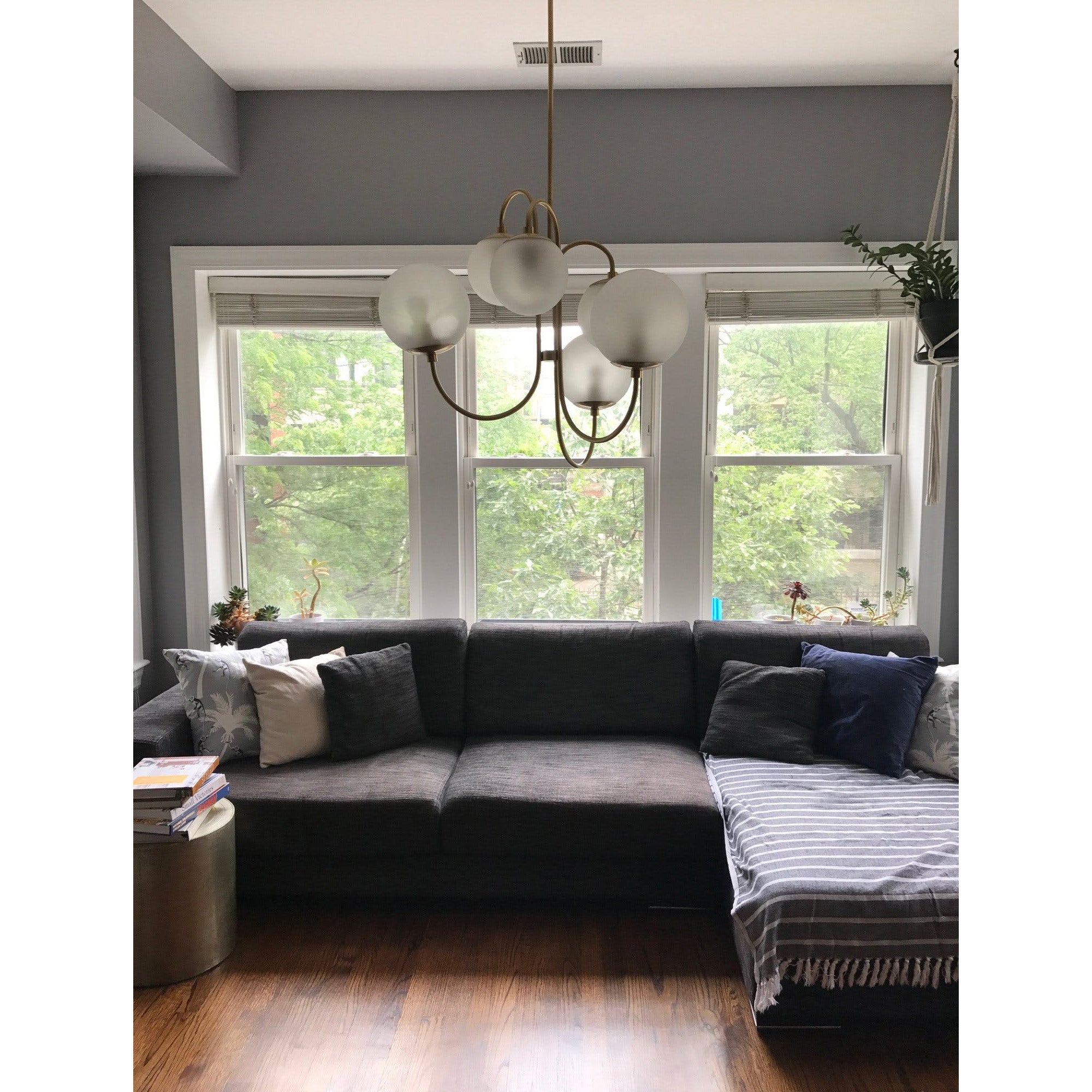 Zathaor Individual Creativity Metal Glass Chandelier - Letslighting