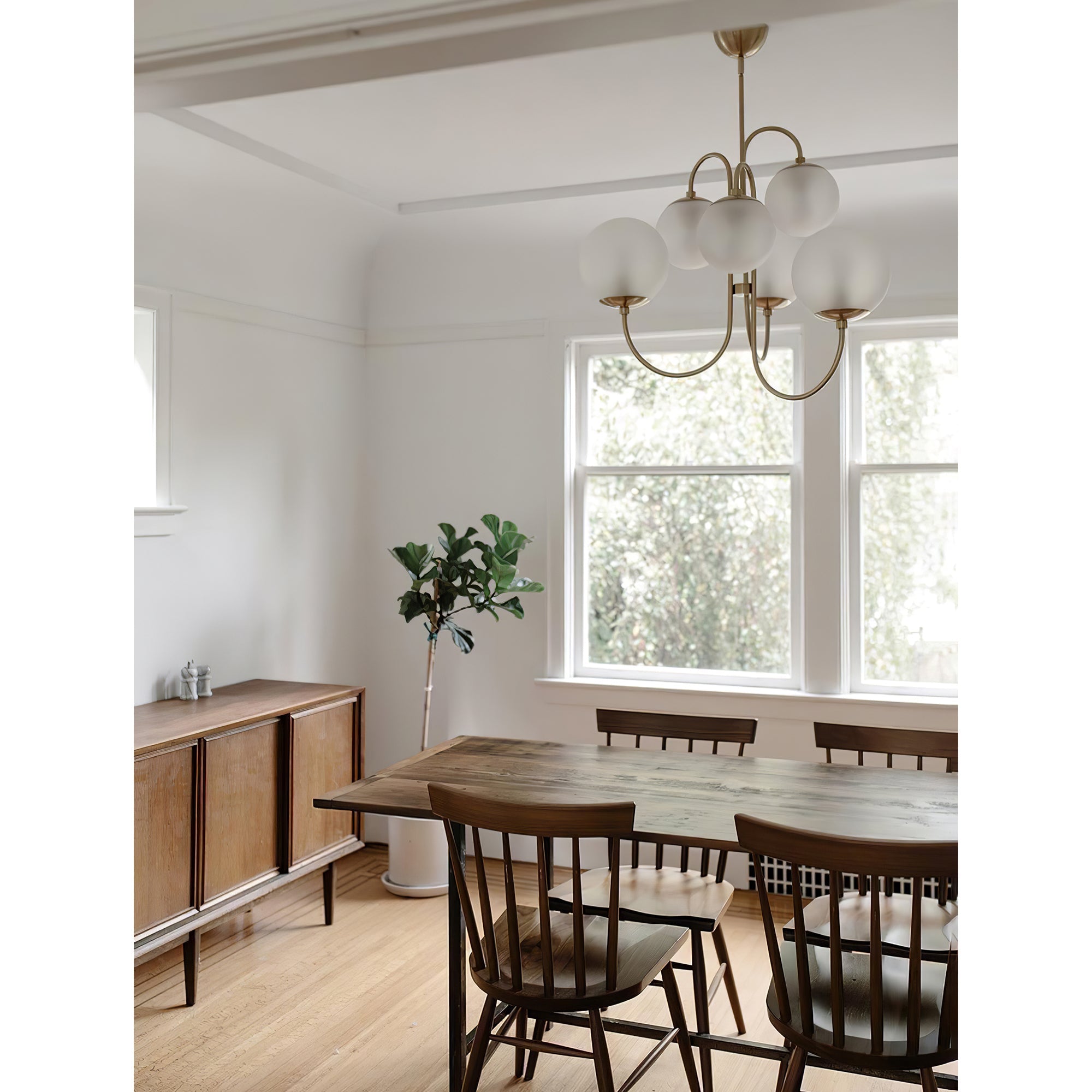 Zathaor Individual Creativity Metal Glass Chandelier - Letslighting