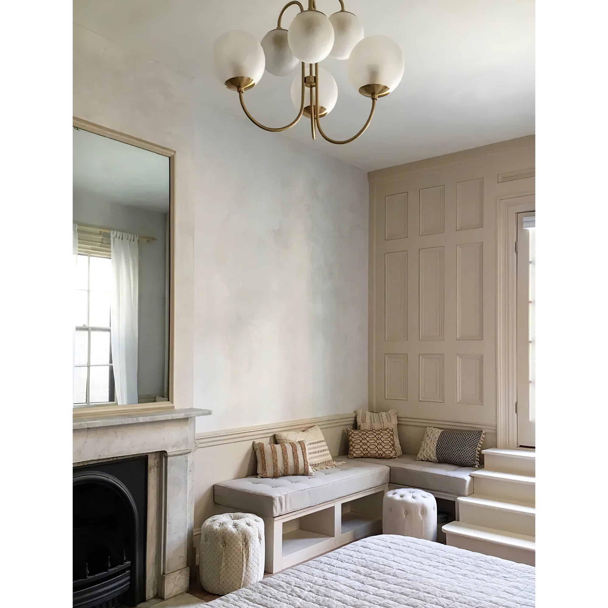 Zathaor Individual Creativity Metal Glass Chandelier - Letslighting