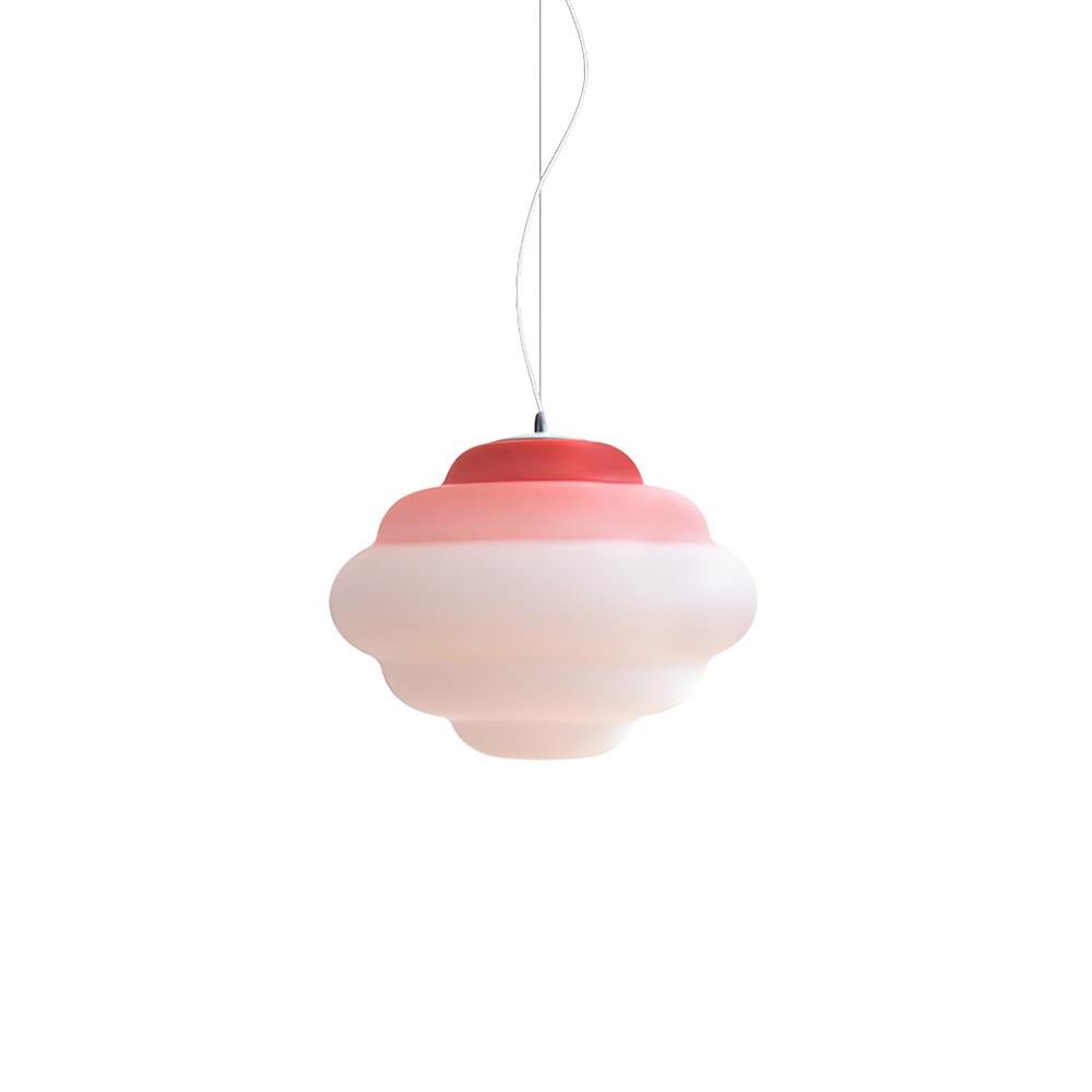 Eurvenara Premium Nordic Art Cloudy Glas Pendelleuchte-Letslighting