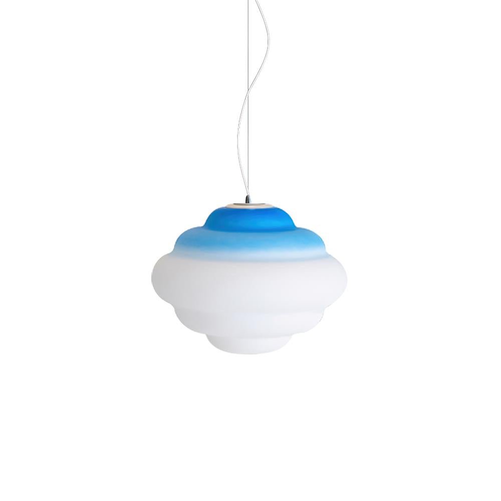 Eurvenara Premium Nordic Art Cloudy Glas Pendelleuchte-Letslighting