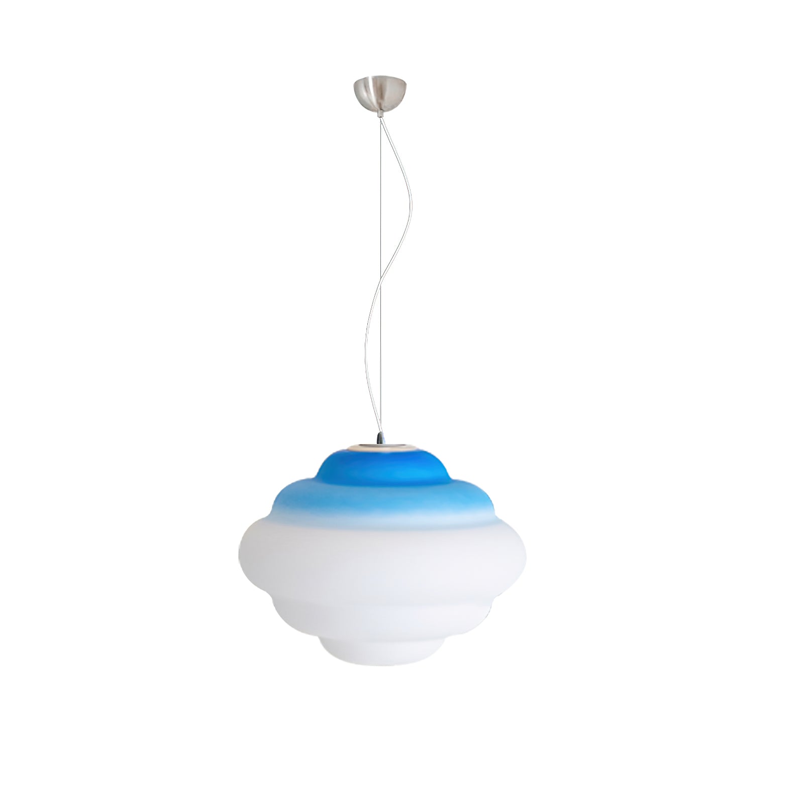Eurvenara Premium Nordic Art Cloudy Glas Pendelleuchte-Letslighting