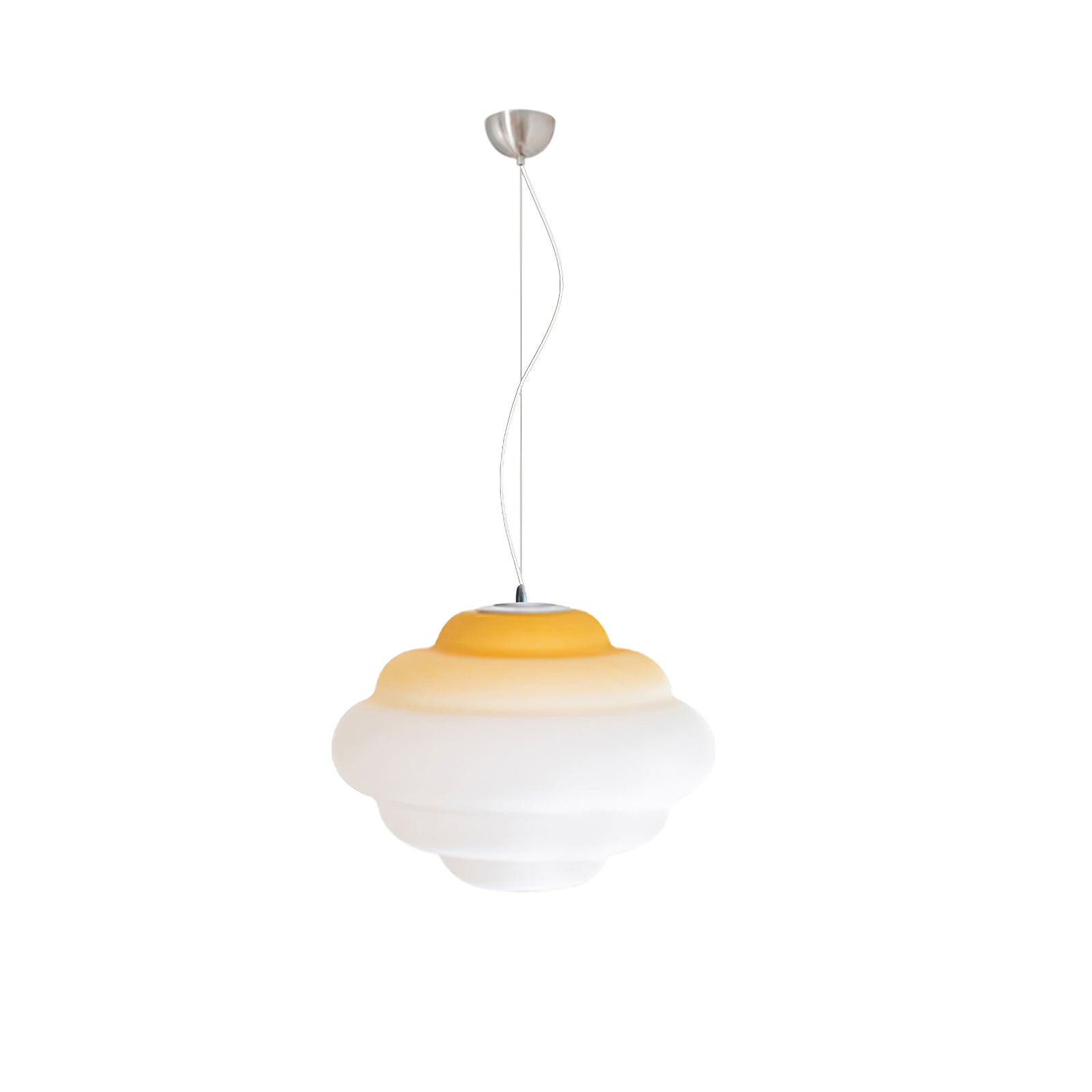 Eurvenara Premium Nordic Art Cloudy Glas Pendelleuchte-Letslighting