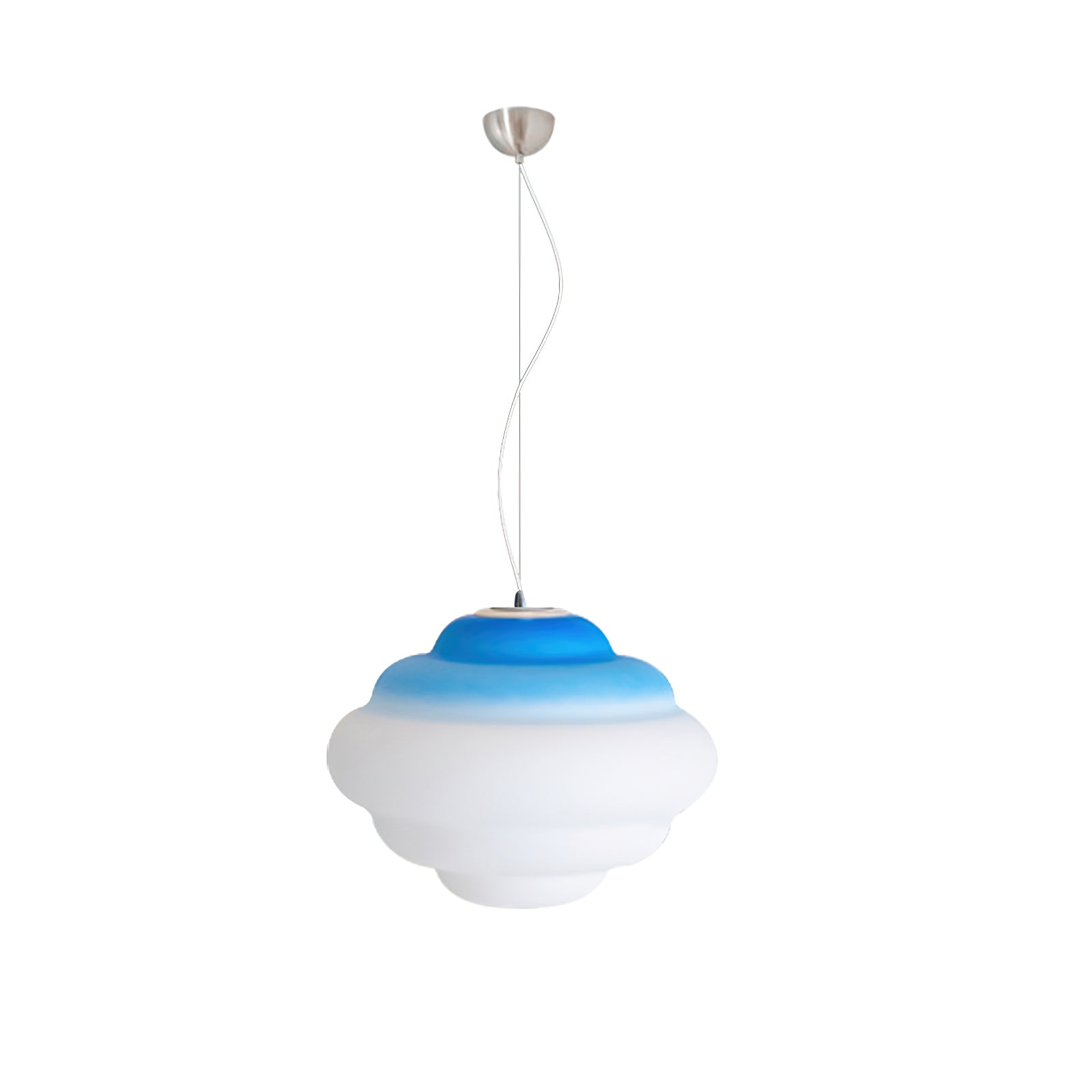 Eurvenara Premium Nordic Art Cloudy Glas Pendelleuchte-Letslighting