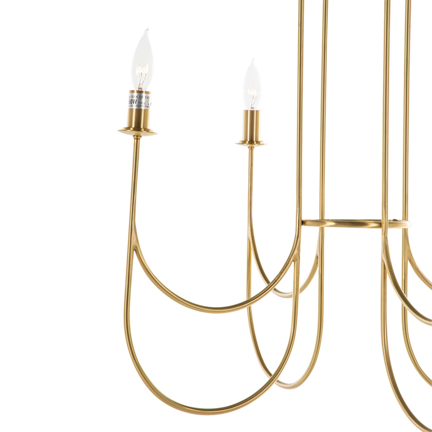 Mjolkuvyi Vintage Glas-Kronleuchter-Letslighting