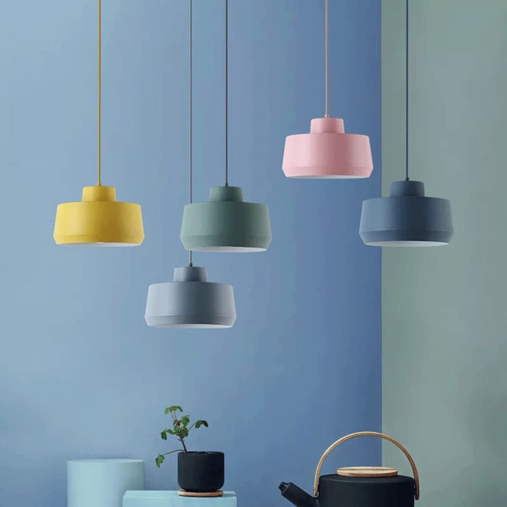 Valentina Nordic Macaron Pendelleuchte Rosa/Blau Wohnzimmer/Schlafzimmer