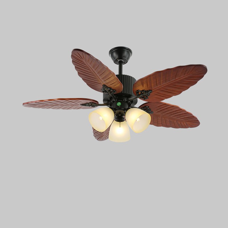 Virella Tropische Deckenventilatorleuchte in tropischer Umgebung