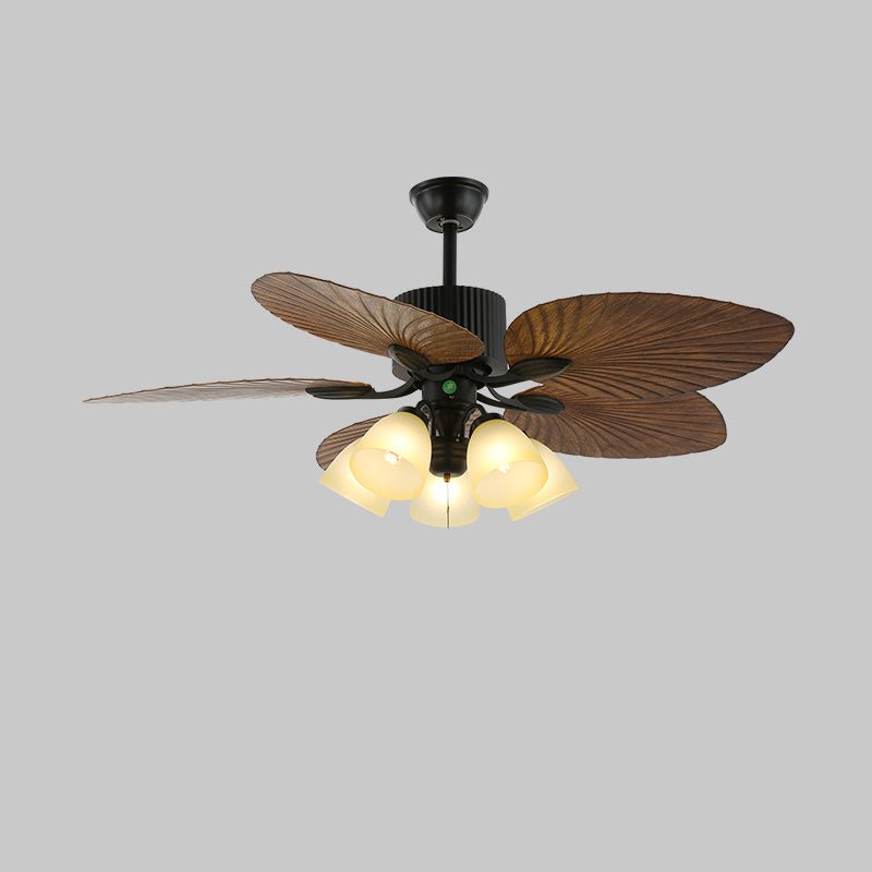 Virel Deckenventilatorleuchte im tropischen Holzdesign