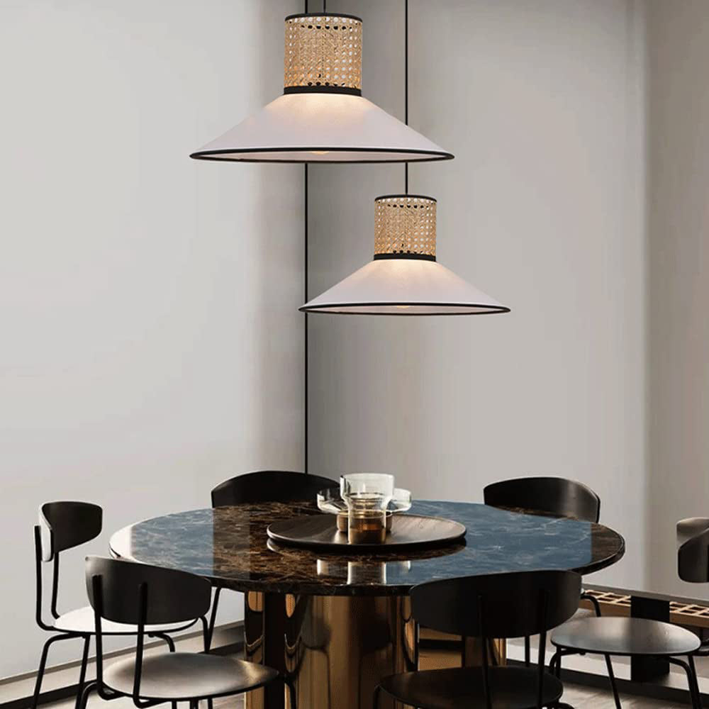 Ritta Moderne LED Pendelleuchte Weiß/Schwarz Wohnzimmer/Esszimmer