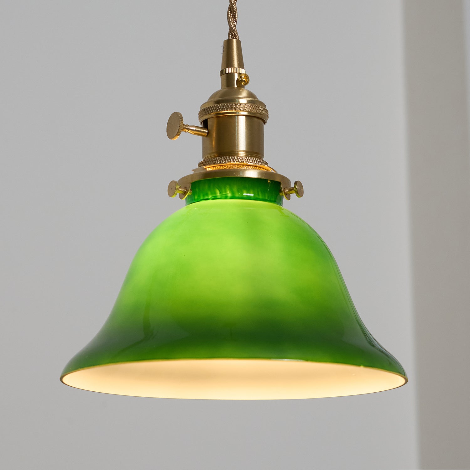 Green Bell Pendant Light - Blowlighting