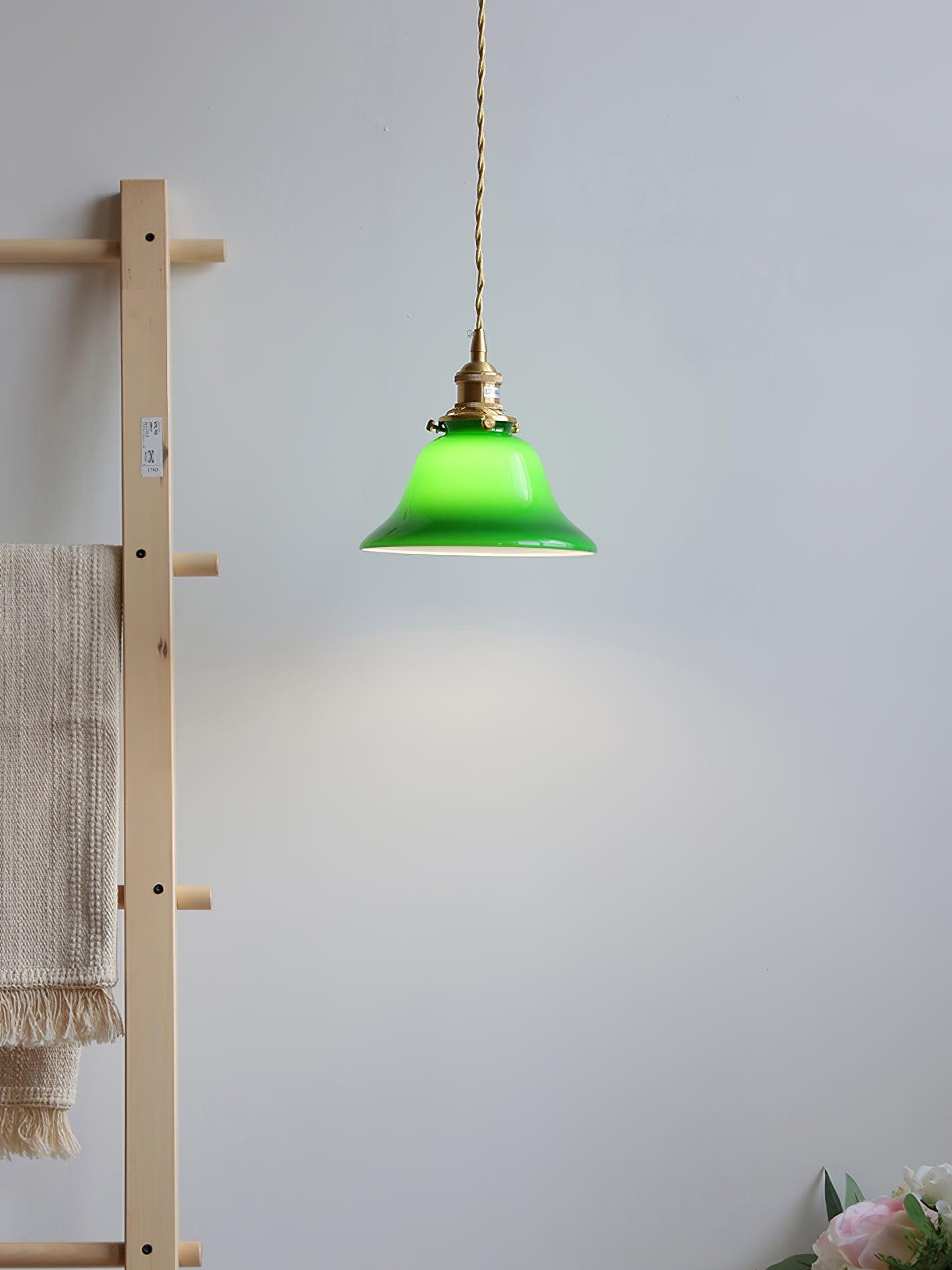 Green Bell Pendant Light - Blowlighting