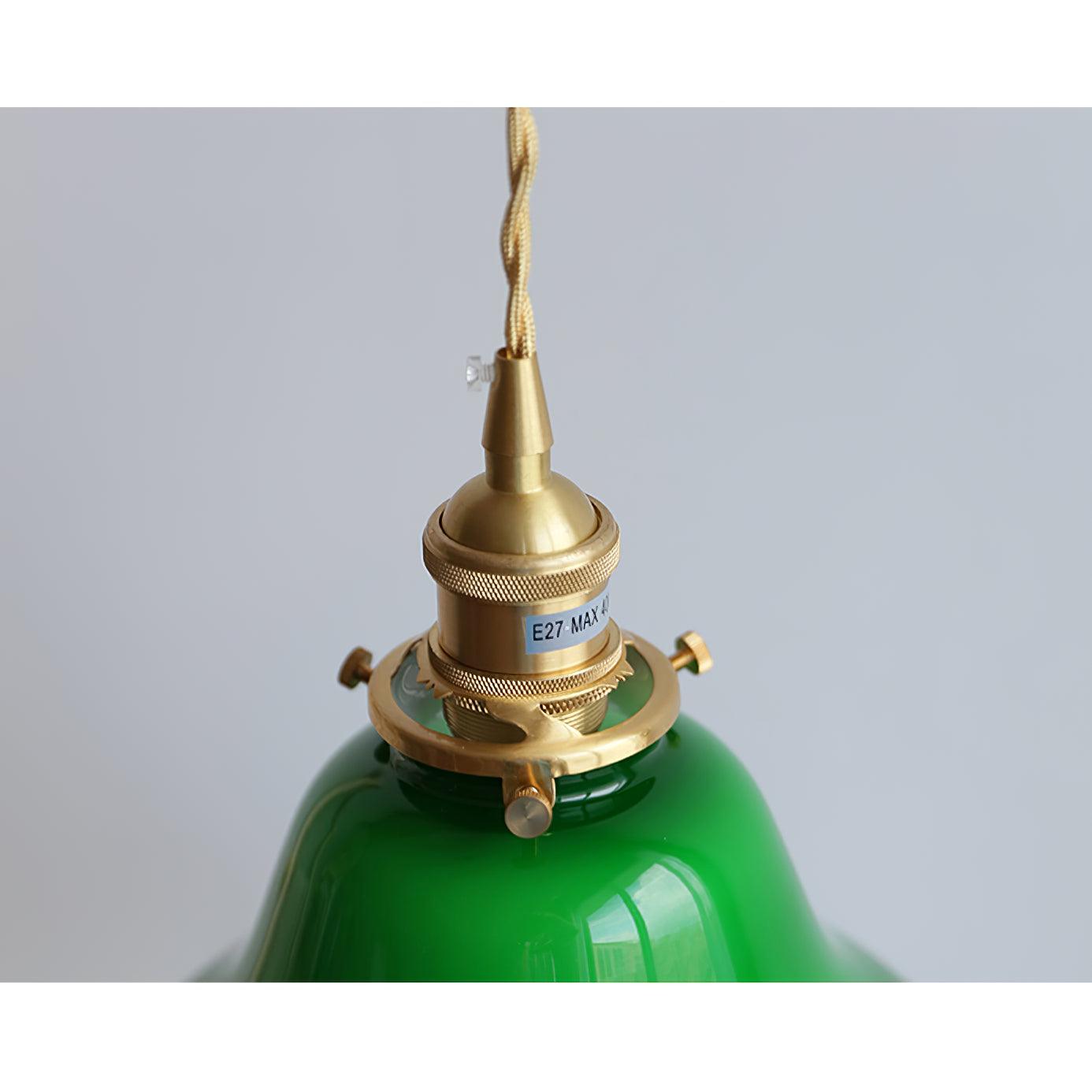 Green Bell Pendant Light - Blowlighting