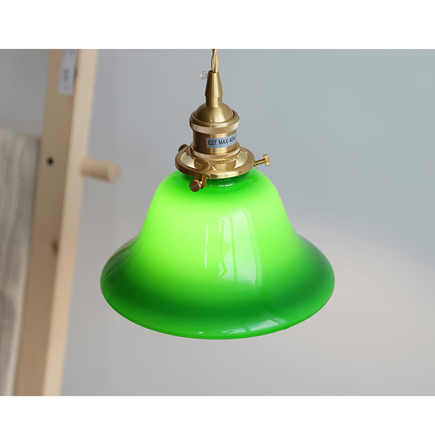 Green Bell Pendant Light - Blowlighting