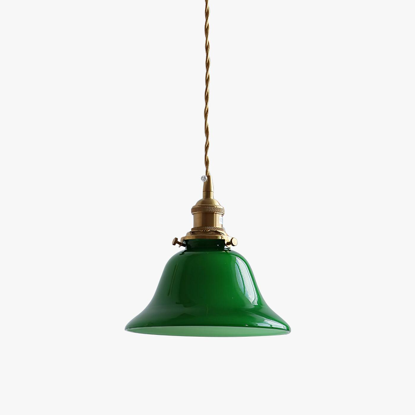 Green Bell Pendant Light - Blowlighting