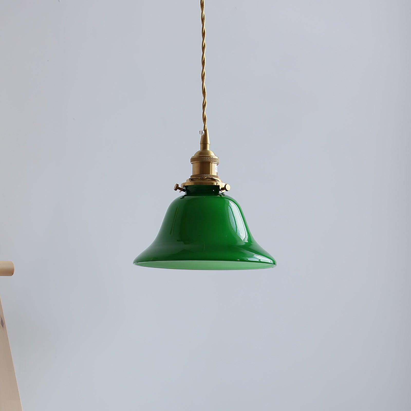 Green Bell Pendant Light - Blowlighting