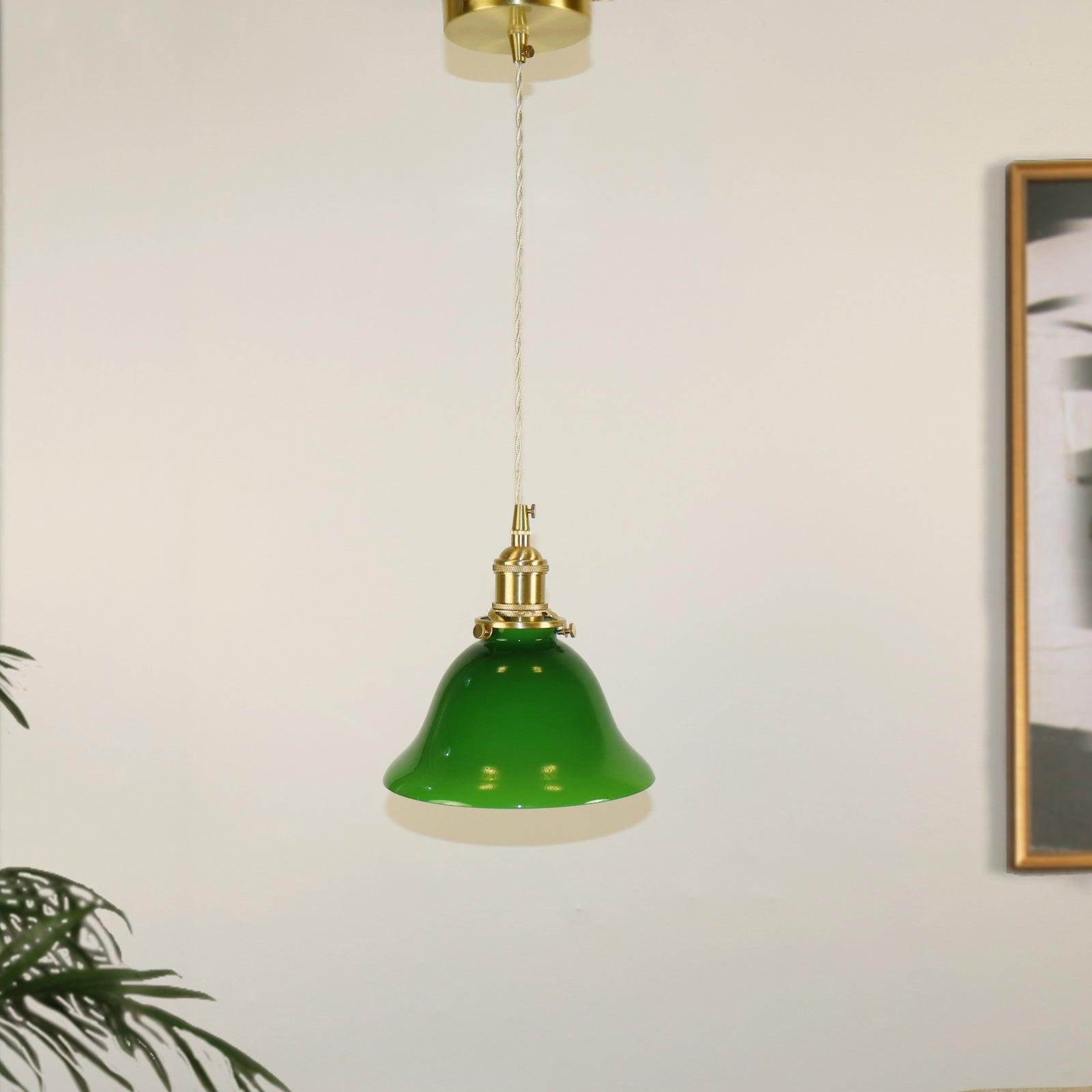 Green Bell Pendant Light - Blowlighting