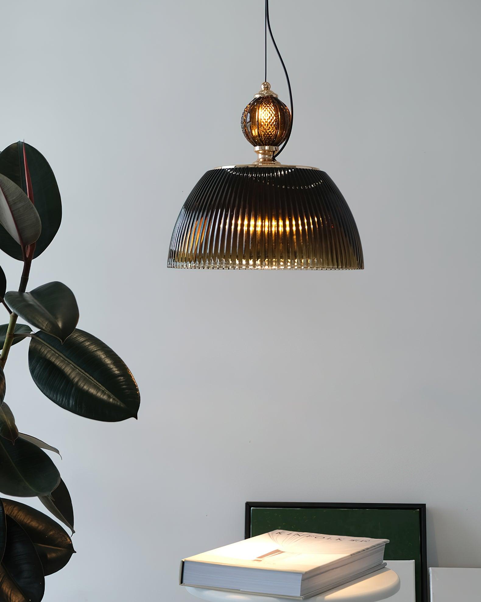 Nyra Retro-Pendelleuchte aus Glas-Letslighting
