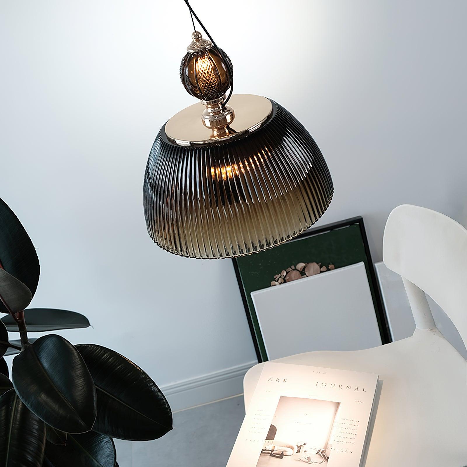 Nyra Retro-Pendelleuchte aus Glas-Letslighting