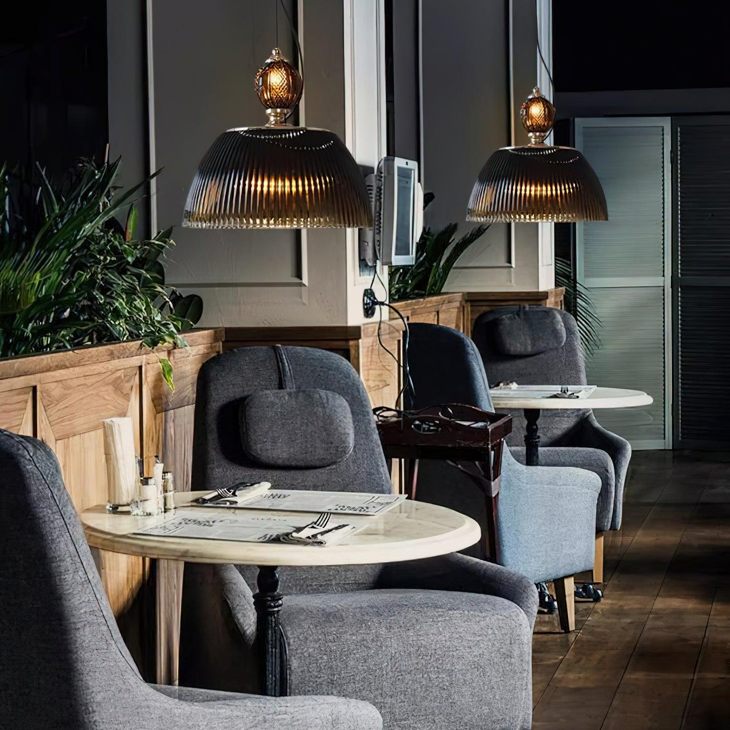 Nyra Retro-Pendelleuchte aus Glas-Letslighting