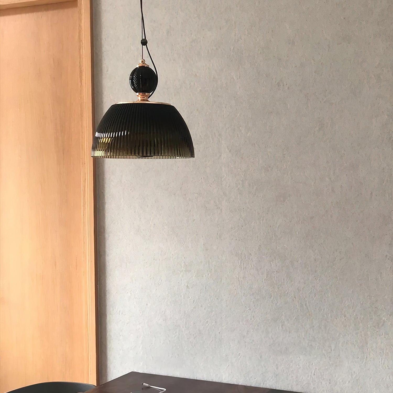 Nyra Retro-Pendelleuchte aus Glas-Letslighting