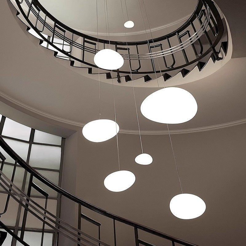 Gregg Stone Shape Glass Pendant Light - Blowlighting