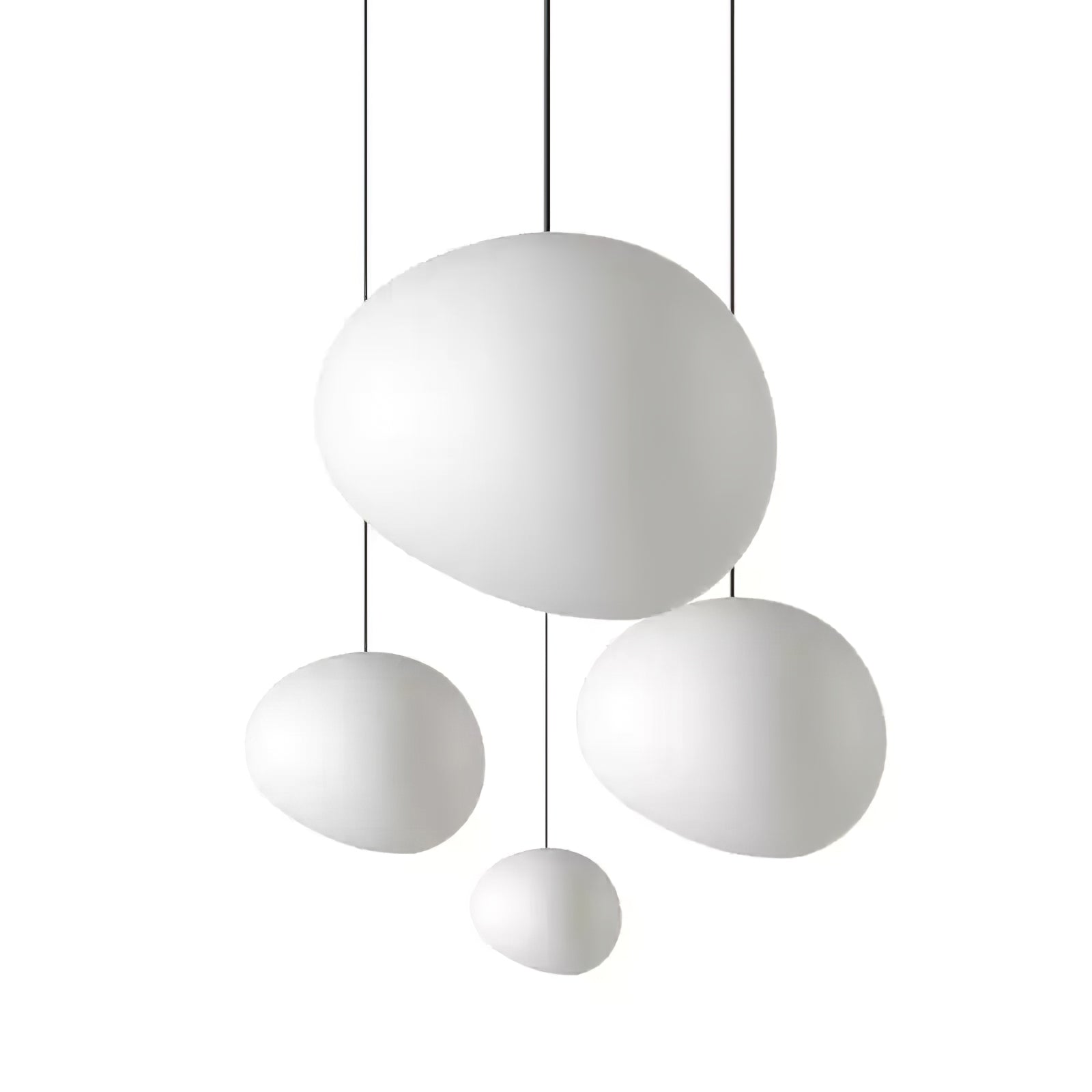 Gregg Stone Shape Glass Pendant Light - Blowlighting