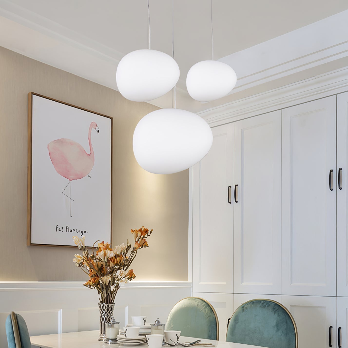 Gregg Stone Shape Glass Pendant Light - Blowlighting