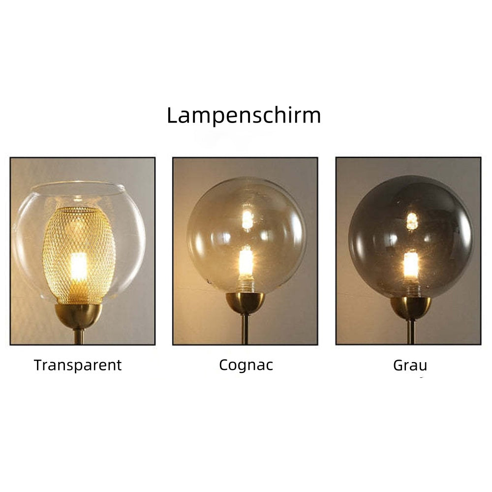 Valentina Modern LED Kronleuchter Metall Glas Esszimmer Schlafzimmer