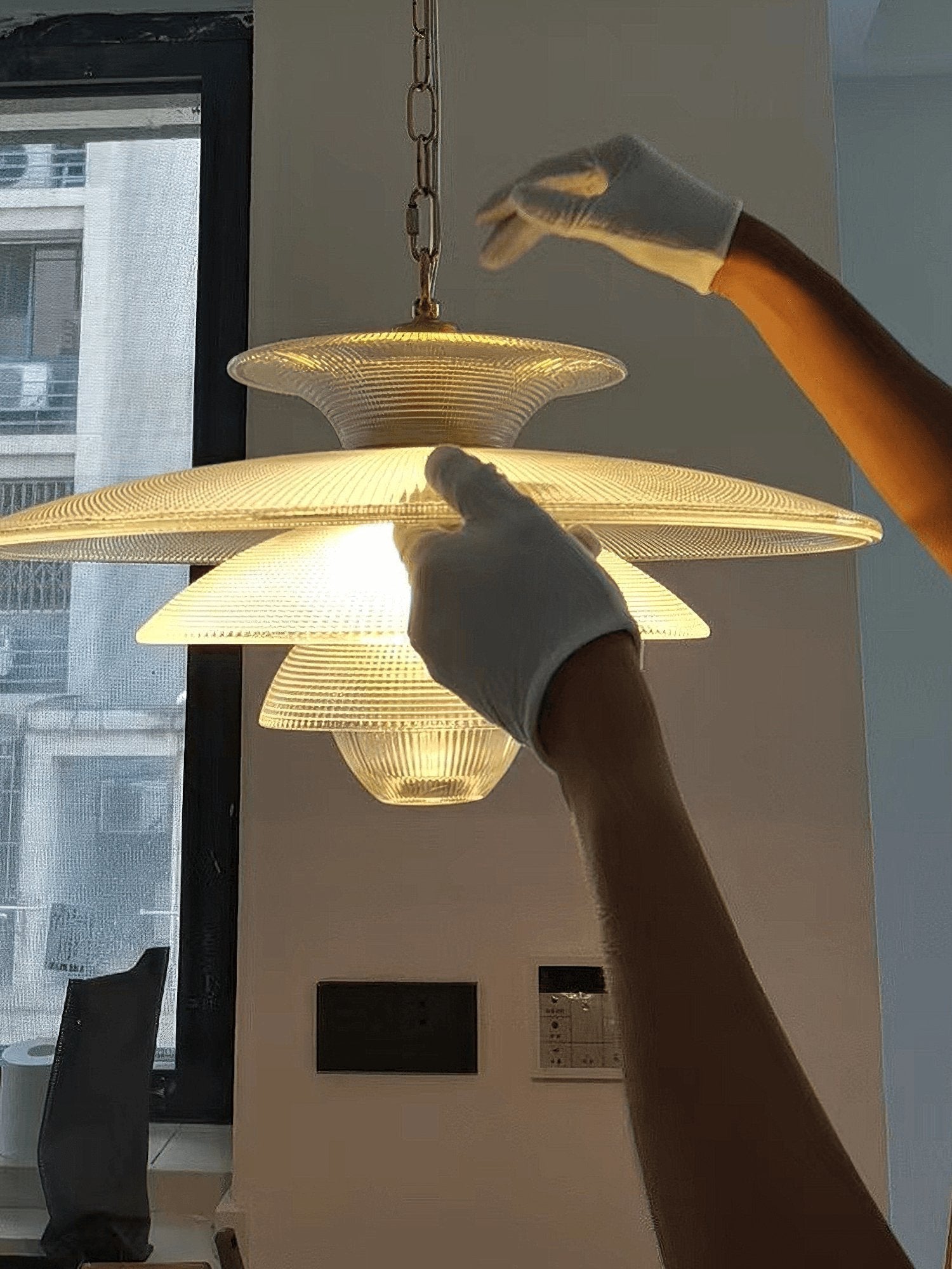 Cacariel Individuelle Kreativität Glas Pendelleuchte-Letslighting