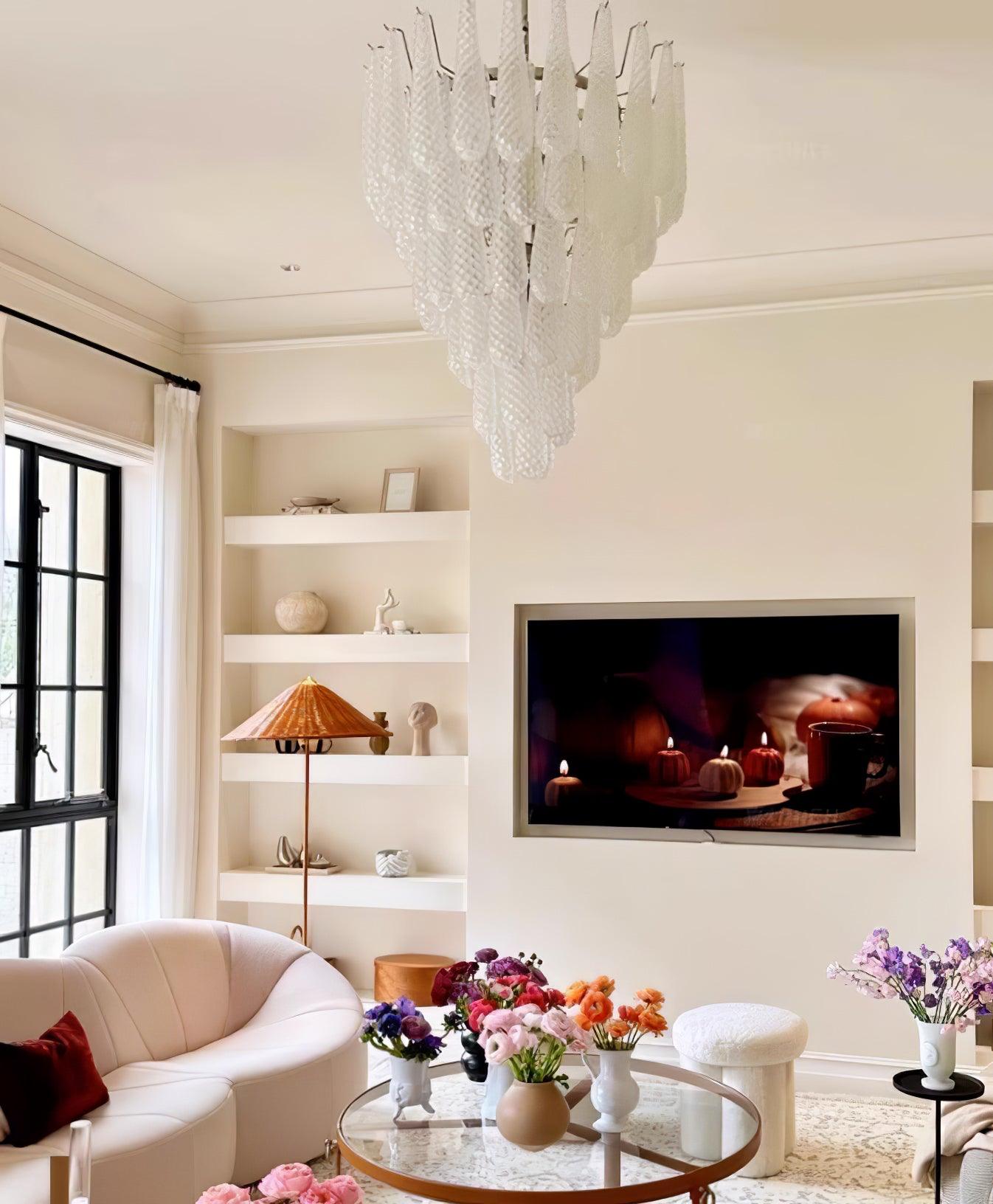 Zemaryra Murano Glass Chandelier - Neutralighting