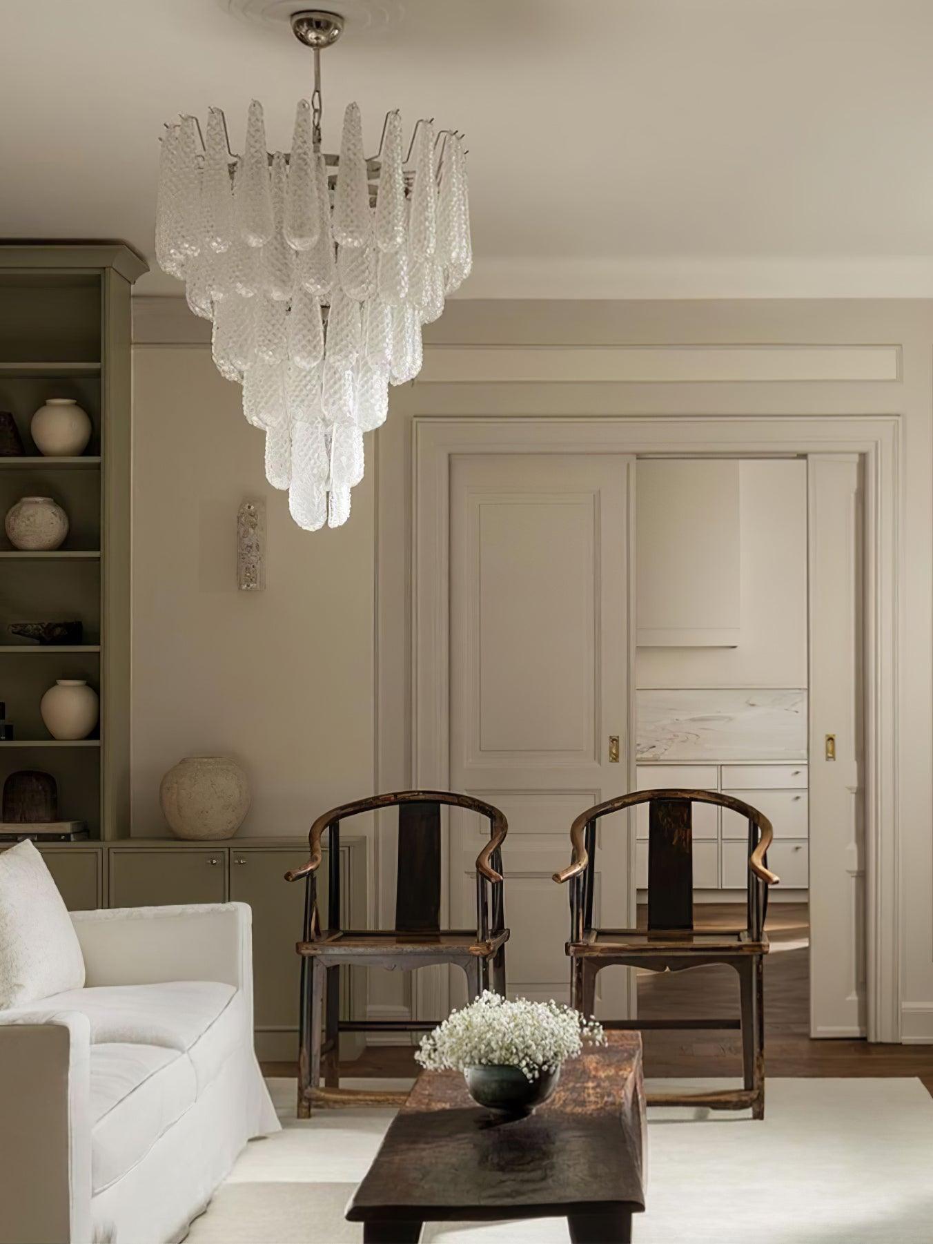 Zemaryra Murano Glass Chandelier - Neutralighting