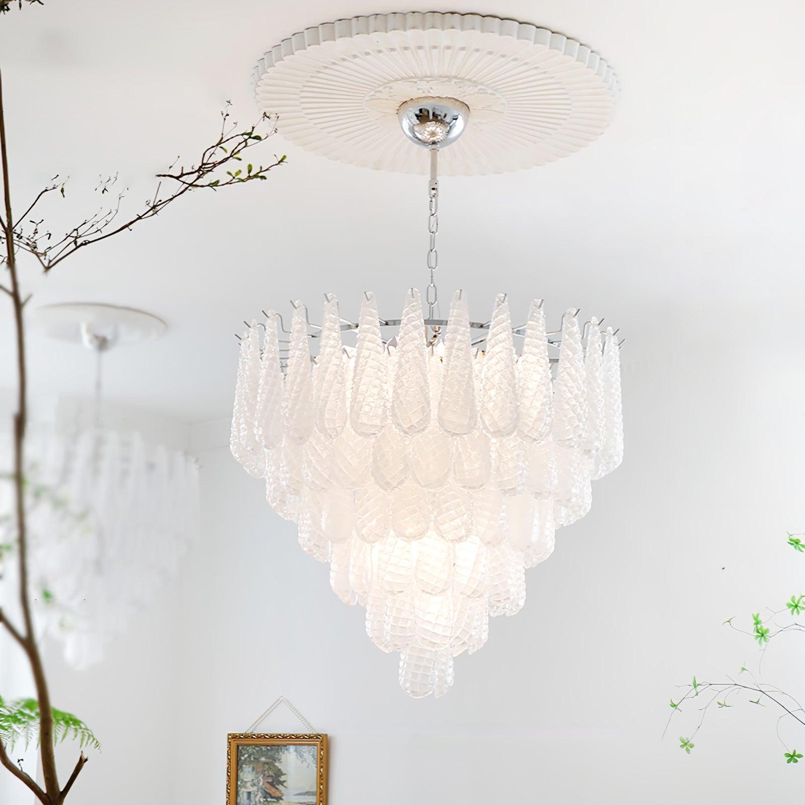 Zemaryra Murano Glass Chandelier - Neutralighting
