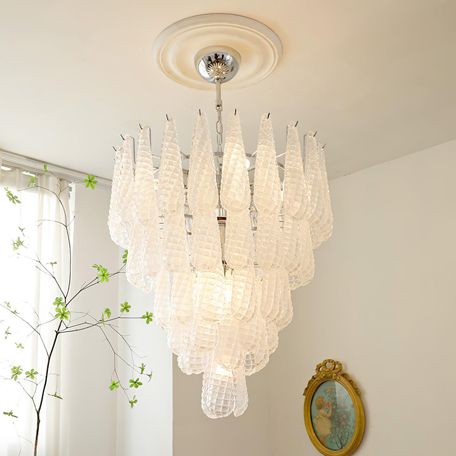 Zemaryra Murano Glass Chandelier - Neutralighting