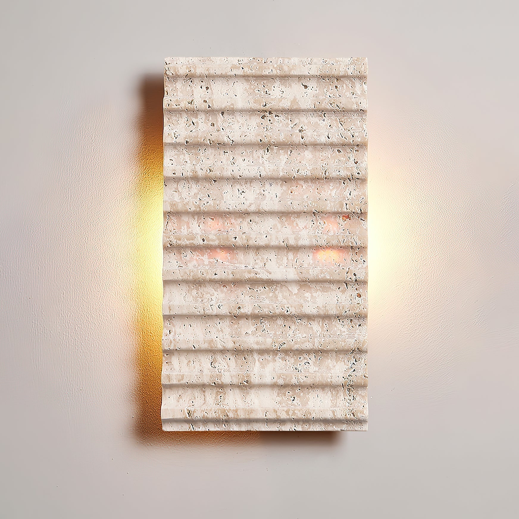Othaus Modern Minimalist Beige Travertine Wall Lamp - Letslighting