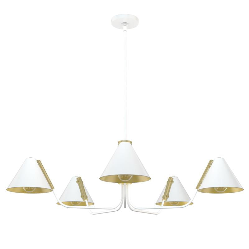 Cucarara Vintage Industrie Insel Schwarz Kronleuchter-Letslighting