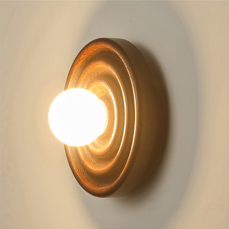 Ultalora Holz Glas Wandleuchte-Letslighting