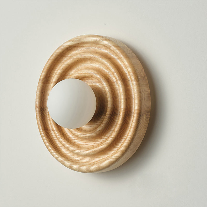 Ultalora Holz Glas Wandleuchte-Letslighting