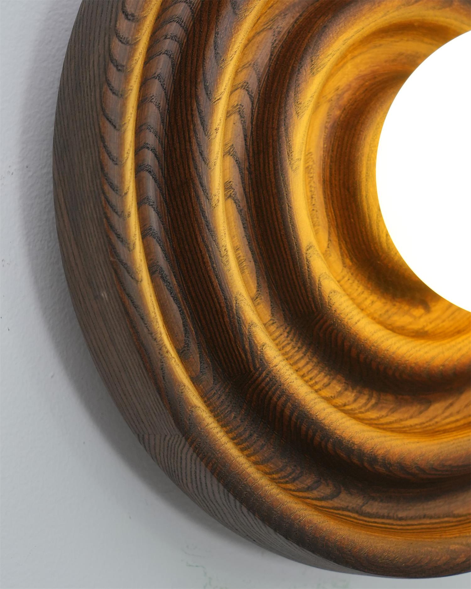 Blair Holz Glas Wandleuchte-Letslighting