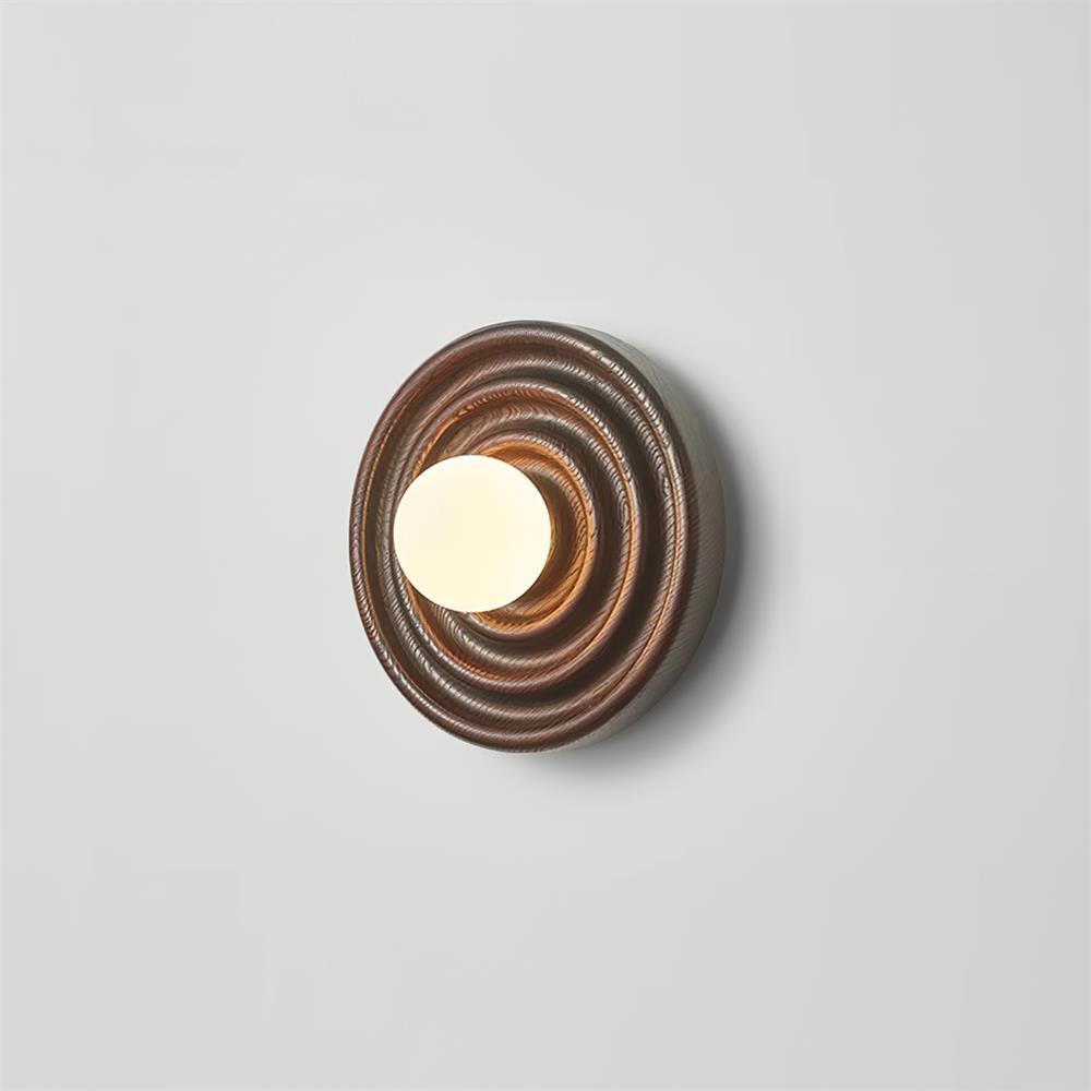 Blair Holz Glas Wandleuchte-Letslighting