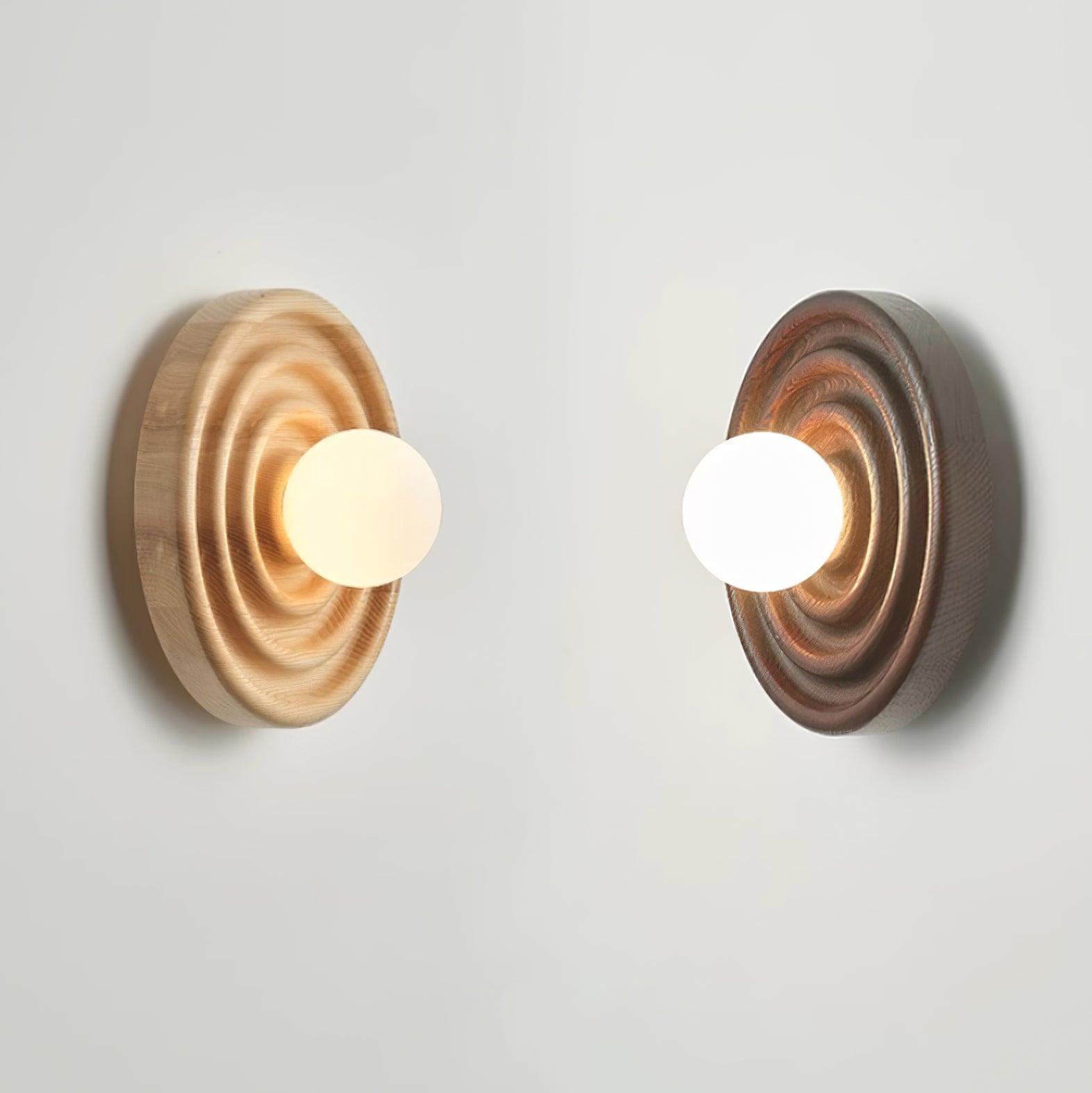 Blair Holz Glas Wandleuchte-Letslighting