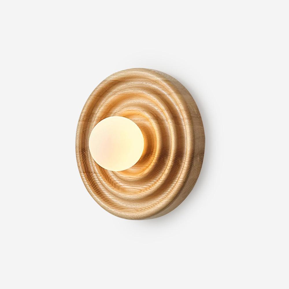 Blair Holz Glas Wandleuchte-Letslighting