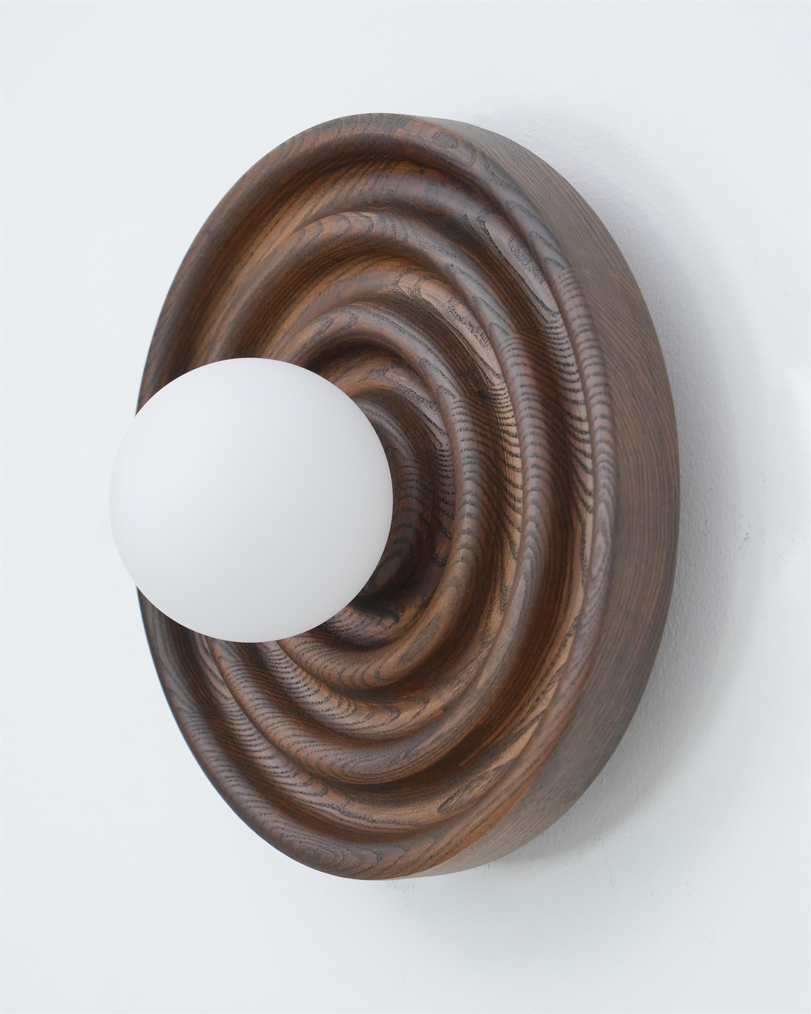 Blair Holz Glas Wandleuchte-Letslighting