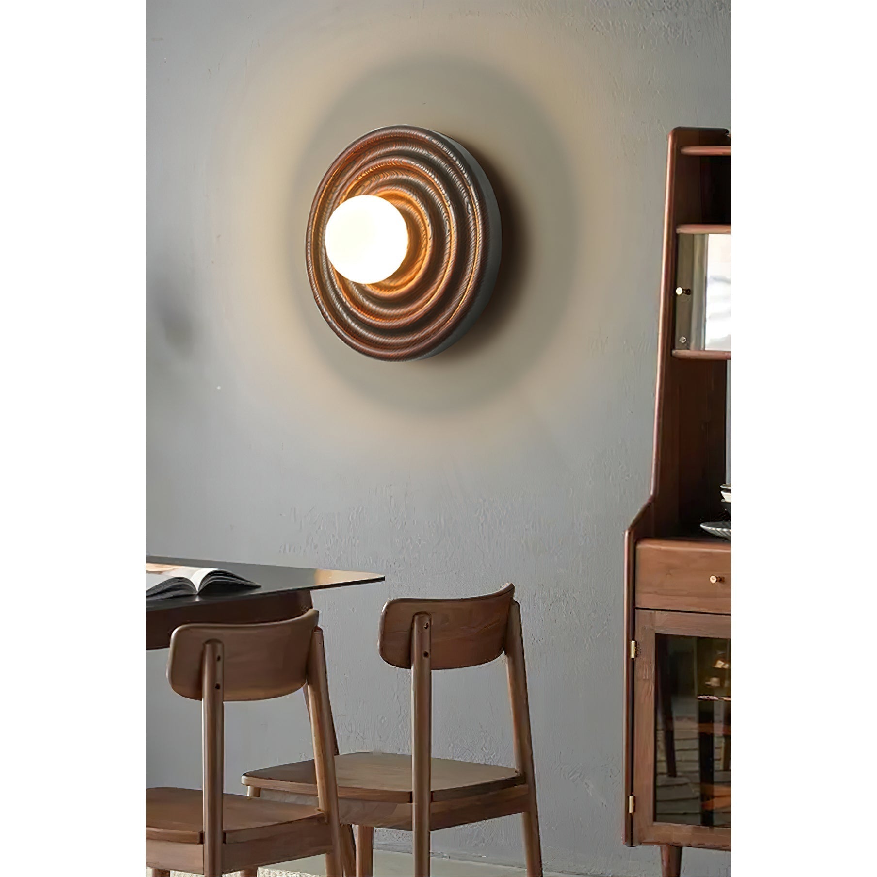 Ultalora Holz Glas Wandleuchte-Letslighting