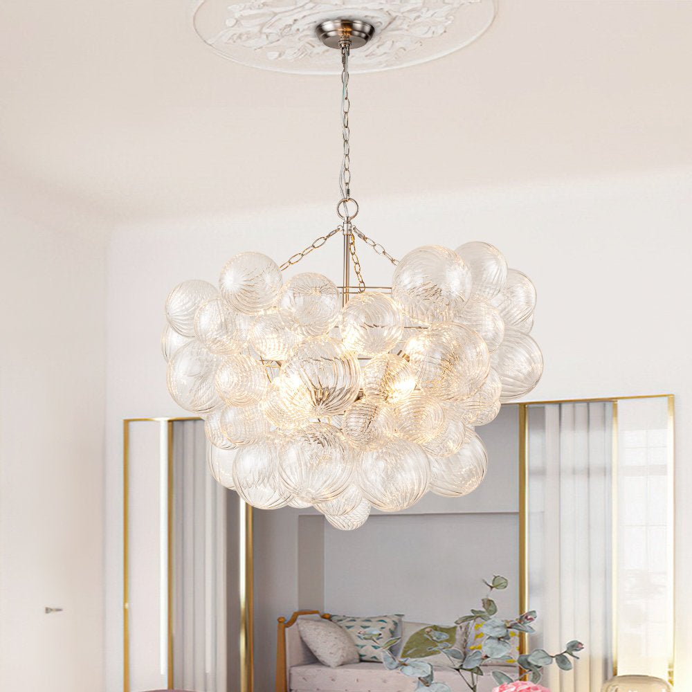 Aurora Chandelier Glass Ball Bubble Modern - Blowlighting