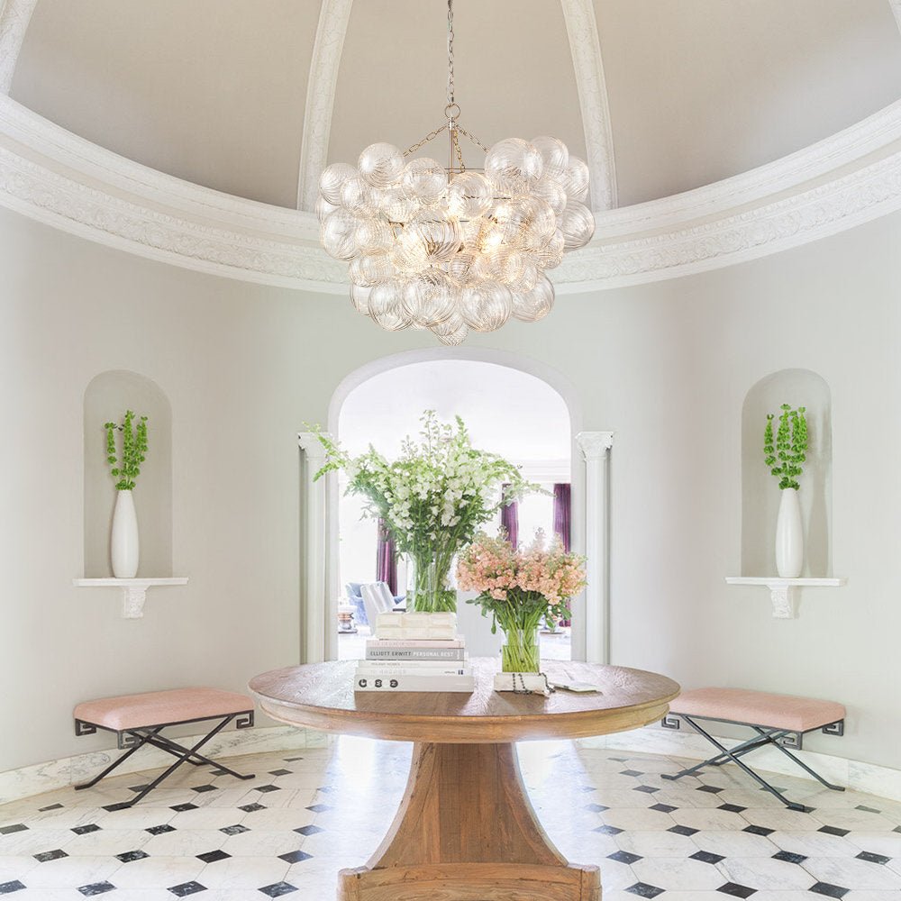 Aurora Chandelier Glass Ball Bubble Modern - Blowlighting