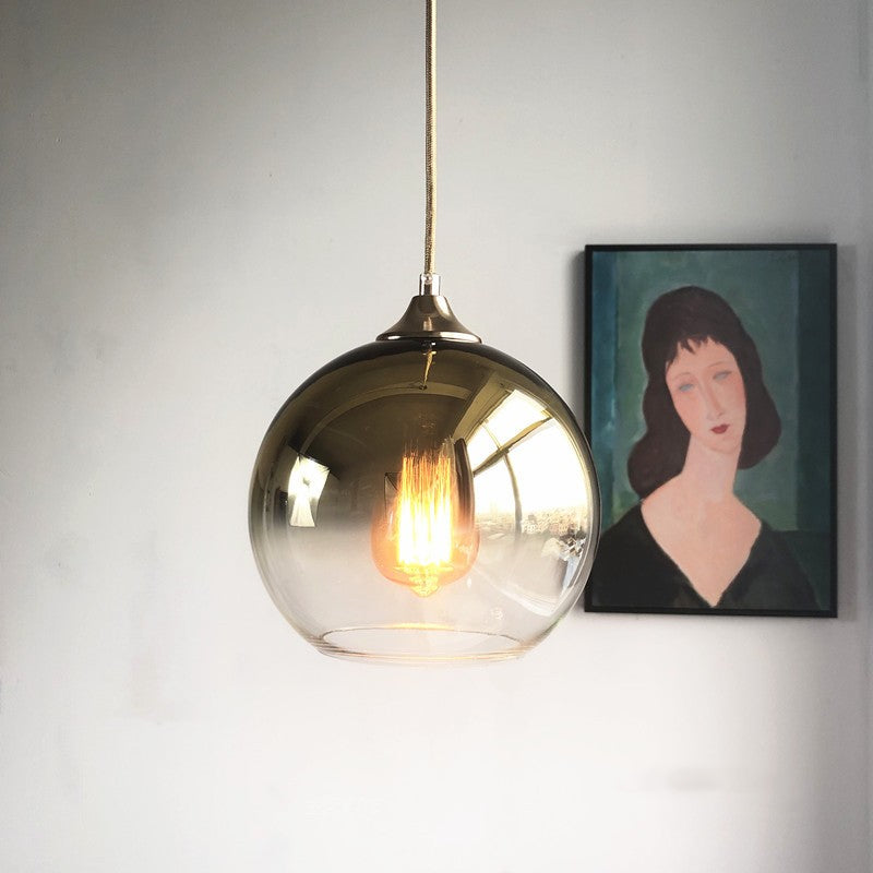 Arisha Modern Kugel LED Pendelleuchte Gold/Silber/Roségold Esszimmer Metall Glas